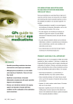 GPs guide to some topical eye medications