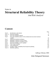 Structural Reliability Theory