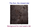 The Sun, the closest star - University of Iowa Astrophysics