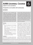 Perioperative care of patients with cerebral palsy