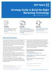 Strategy Guide to Build the Right Marketing Technology