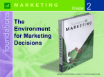 The Environment for Marketing Decisions