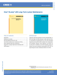 Cree XLamp Long-Term Lumen Maintenance