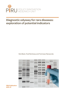 Diagnostic odyssey for rare diseases