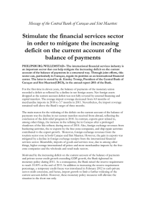 Stimulate the financial services sector in order to mitigate the