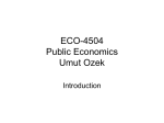 ECO-4504 Public Economics