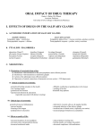 intra-oral effects of drugs - Mid