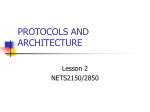 Chapter 2 Protocols and Architecture