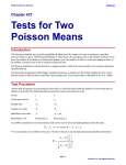 Tests for Two Poisson Means