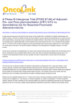 A Phase III Intergroup Trial (RTOG 97-04) of Adjuvant Pre
