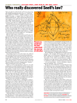 Who really discovered Snell`s law?