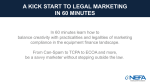 A Kick Start to Legal Marketing in 60 Minutes