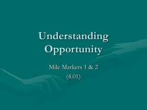 Understand Opportunity