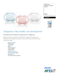 SCF184/13 Philips Advanced orthodontic pacifiers