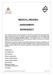 Medical Imaging Assessment Worksheet