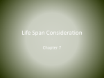 Life Span Consideration - NAC / CNA Certification Spokane WA