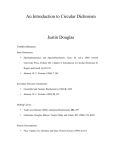 An Introduction to Circular Dichroism Justin Douglas