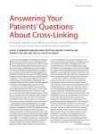 Answering Your Patients` Questions About Cross