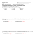 Linear Test 2 Review