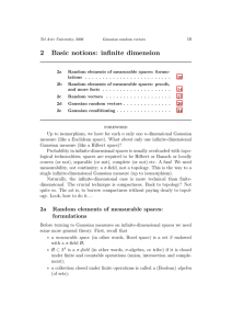 2 Basic notions: infinite dimension