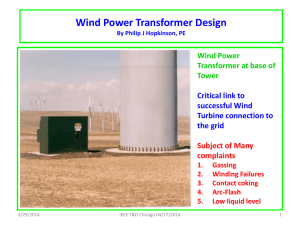 Wind Power Transformer Design - IEEE Power and Energy Society