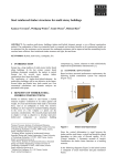 Steel reinforced timber structures for multi storey buildings