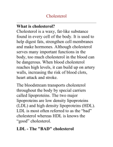 Cholesterol