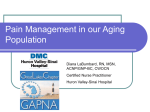 Pain Management in our Aging Population