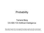 Probability - Tamara L Berg