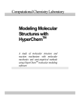Modeling Molecular Structures with HyperChem