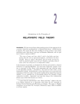 relativistic field theory