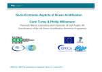 Socio-economic aspects of ocean acidification