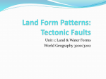 Land Form Patterns: Tectonic Faults