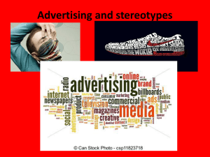 Advertising and stereotypes