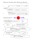 Motion: Forces and Cases of Motion