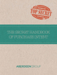 the secret handbook of purchase intent