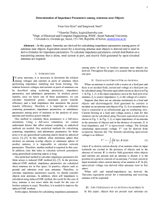 In this paper, formulas for calculating impedance parameters among