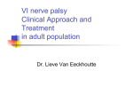 VI nerve palsy Clinical Approach and Treatment in adult population