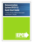Demonstration System EPC9112 Quick Start Guide
