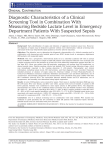 Diagnostic Characteristics of a Clinical Screening Tool in