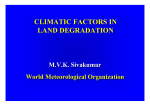 climatic factors in land degradation climatic factors in land degradation
