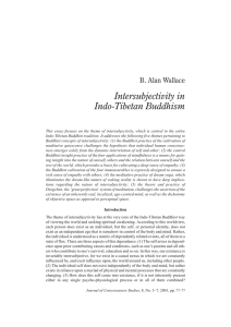 Intersubjectivity in Indo-Tibetan Buddhism