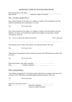 Questionnaire to define the risk of tuberculosis infection