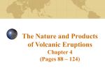Nature and Products of Volcanic Eruptions