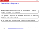 Simple Linear Regression