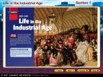Advances in Technology Section 1 Life in the Industrial Age