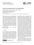 Oxygen ion energization observed at high altitudes