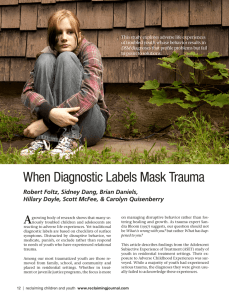 When Diagnostic Labels Mask Trauma