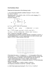 First Oscillators Sheet