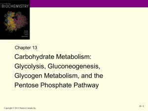 Reactions of glycolysis and gluconeogenesis